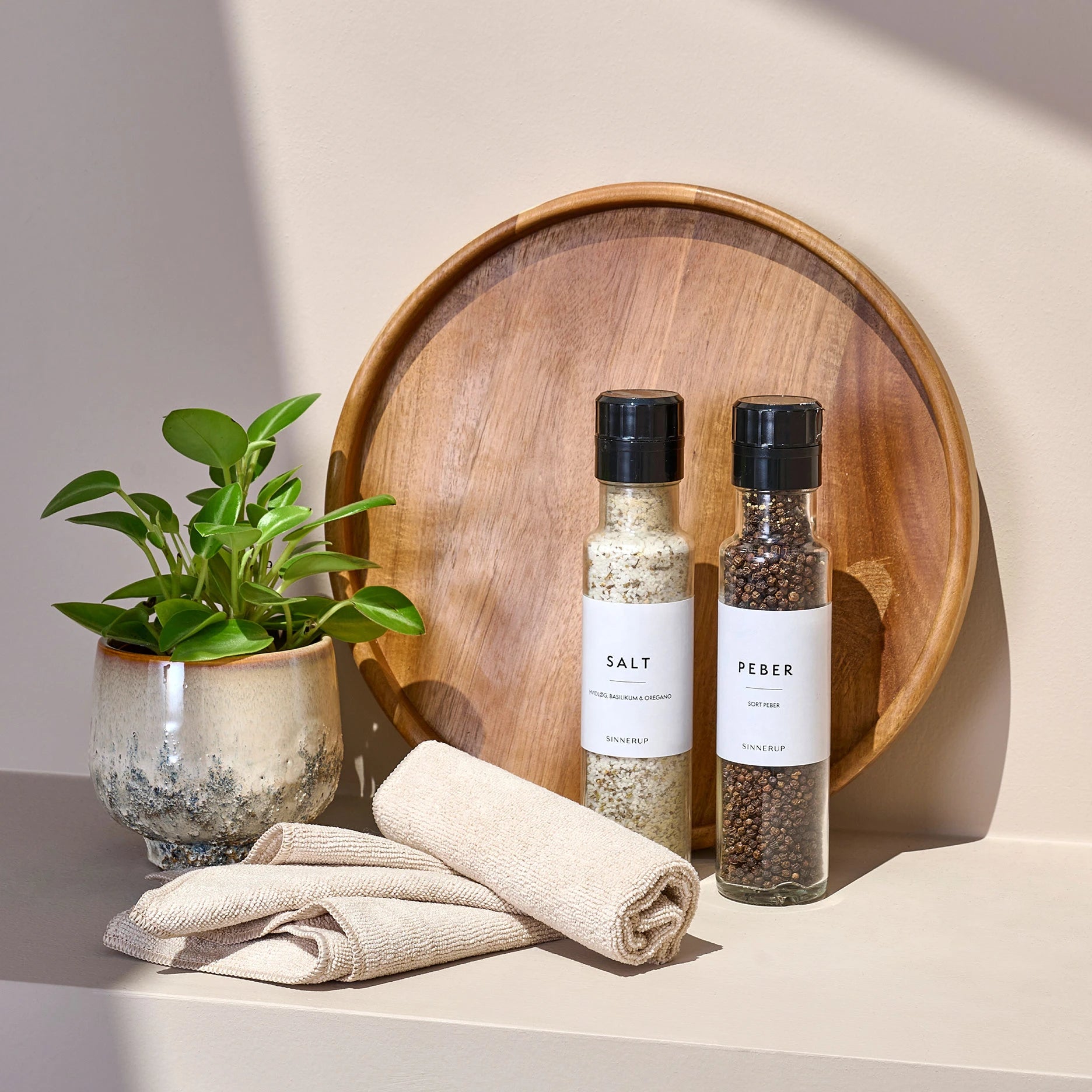 Microfasertücher-Set Beige